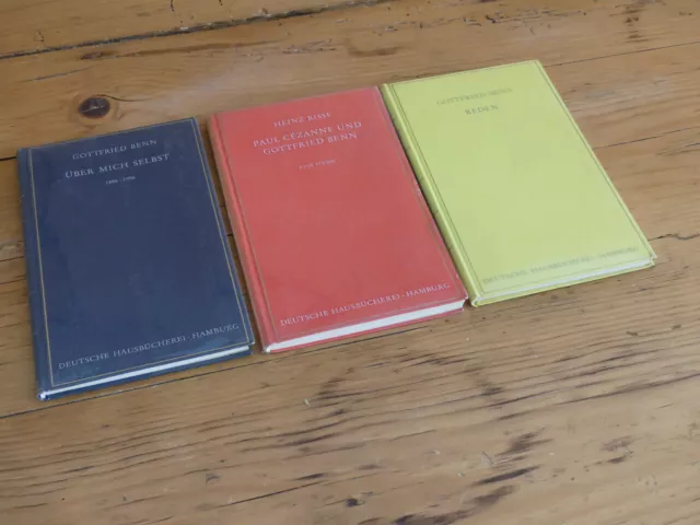 3 x Gottfried Benn Reden - Über mich selbst - Paul Cézanne und Gottfried Benn