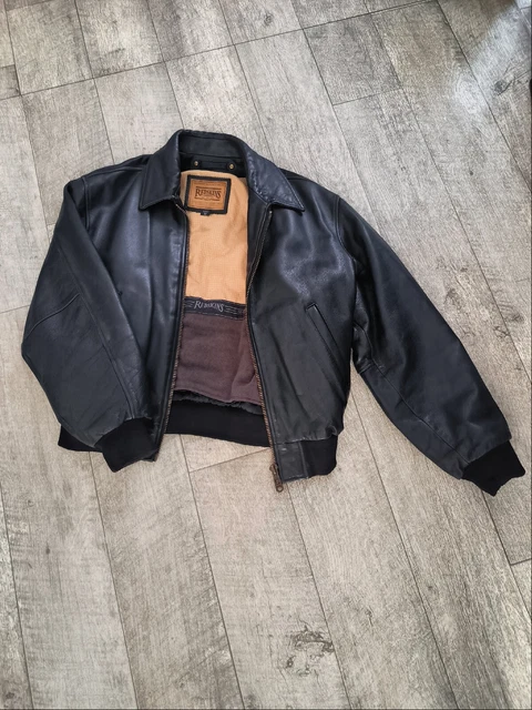 Bombers cuir store homme redskins