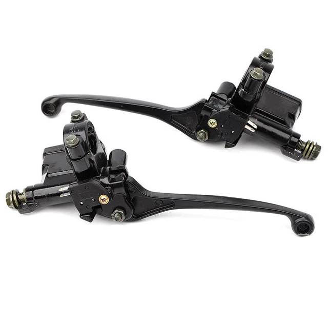 Pair 7/8" Motorcycle CNC Hydraulic Clutch Brake Pump Master Cylinder Levers US