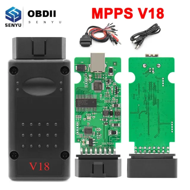 MPPS V18 ECU Cable Chip Tuning Tricore Breakout Interface EDC15 EDC17