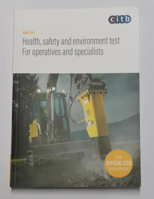 New Latest Official 2019 Citb Cscs Operative Test Revision Book Gt100/19