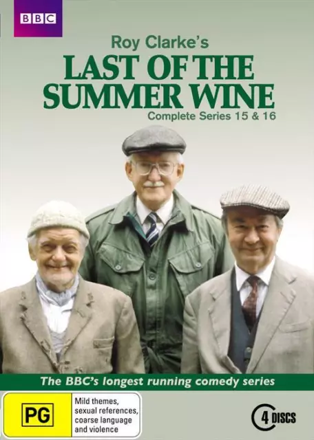 Last Of The Summer Wine : Series 15-16 (DVD, 2012, 4-Disc Set) vgc region 4 t11