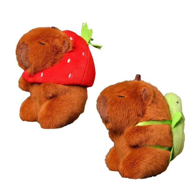 Portachiavi Capybara Simpatico - Ciondolo In PVC Con Personaggio, 6,2 Cm, Per Chiavi Auto, Zaino E Borsa, Regalo Divertente Per Bambini E Adulti - 2