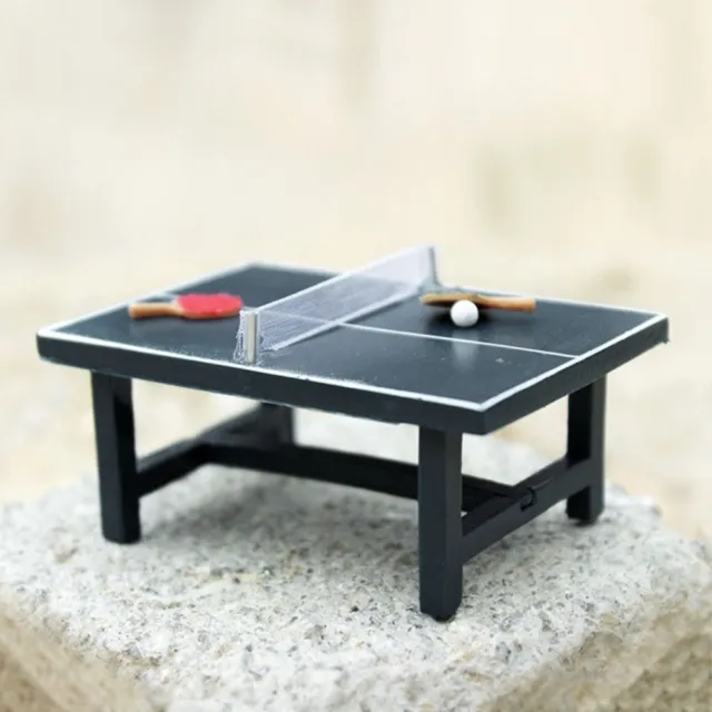 3D MINIATURE TABLE TENNIS PING PONG CUSTOM CITY PLAYMOBIL FIGURE NOT  INCLUDED