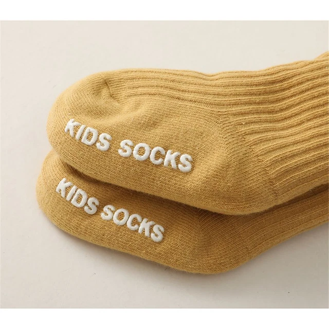 pavimento addensate Inverno caldo Calza di cotone Calzino da letto per bambini 3