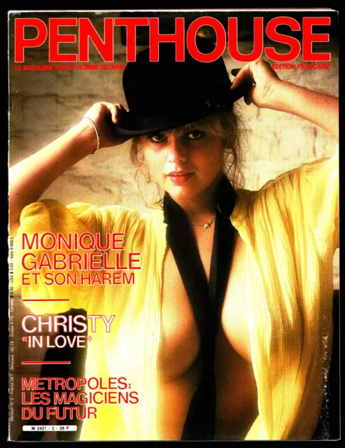 PENTHOUSE EDITION FRANCAISE n°2 # 03/1985 # MONIQUE GABRIELLE