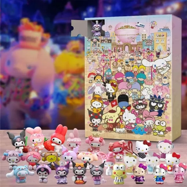 HELLO KITTY 2024 Christmas Advent Calendar Kuromi Countdown 24 Days