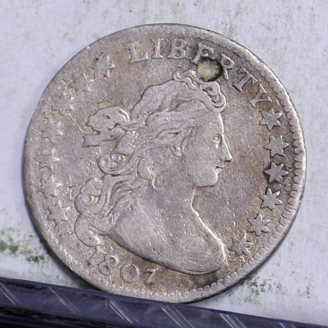 1807 Bust Dime - VF Details (#47388)