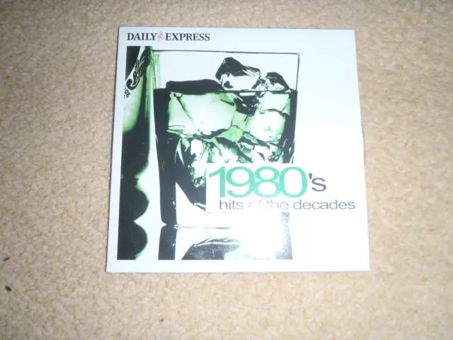 Promotional CD 1980's Hits of the decade Daily Express