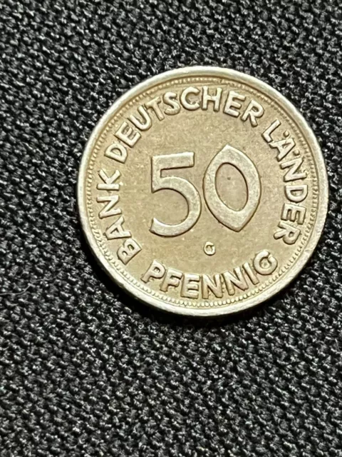 Germany Federal Republic (1949-1990) 50 Pfennig Coin