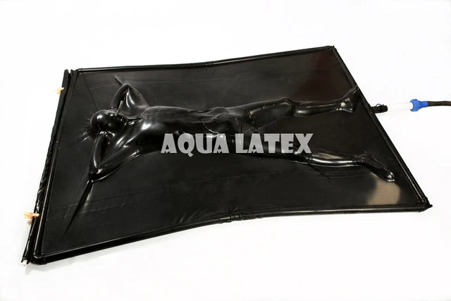 FREE SHIP LATEX Rubber Vacuum Bed huge size (with PVC Frames) No zipper ...