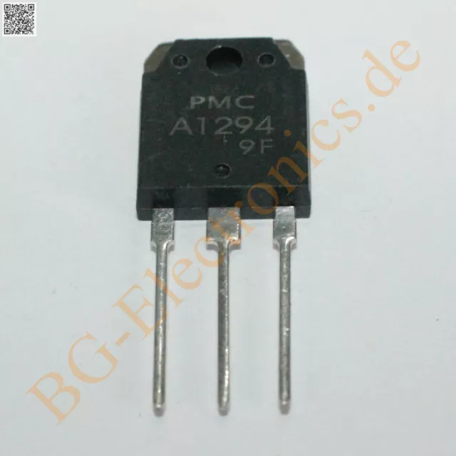 1 x 2SA1294 & 2SC3263 2 komplementär Transistoren 130W -230V -15A  PM TO-3P 2pcs