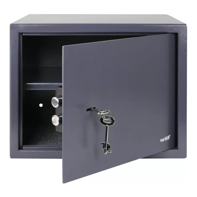 HMF 49203-11 Möbeltresor Tresor Safe Bodentresor Doppelbartschloss 38 cm