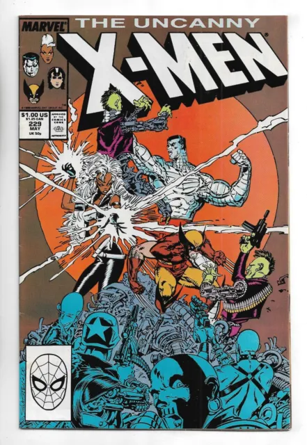 The Uncanny X-Men #229 Marvel Comics 1988 Marc Silvestri art / 1st The Reavers