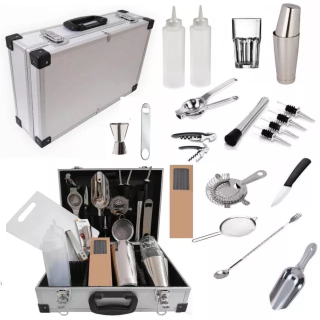 Kit professionale barman Bartender tool mixology shaker cocktail drink pour bar