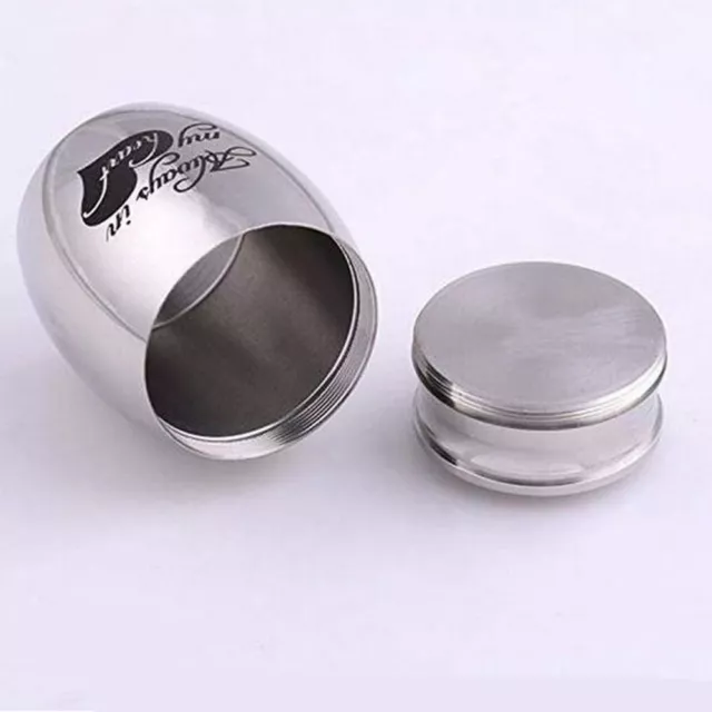 2Pcs Urn Mini  for Ashes Cremation Memorial Small Keepsake Ash Containerl Jar