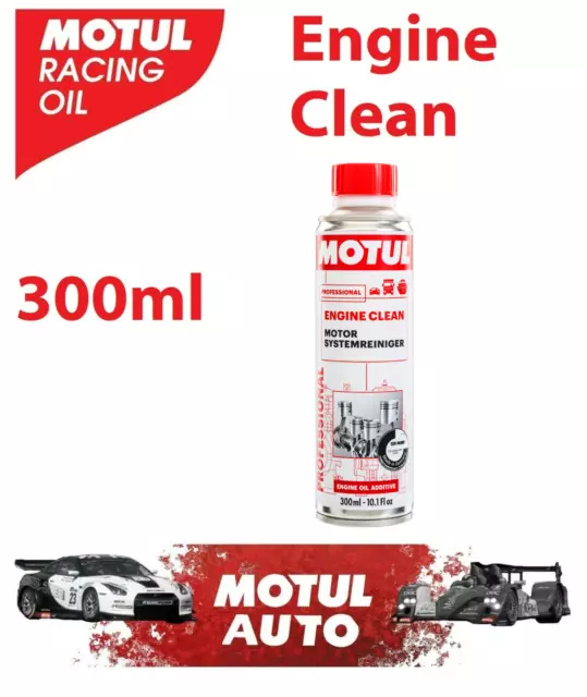 Motul Engine Clean Pulitore per Motori - 300 ml  auto LAVA MOTORE ADDITIVO