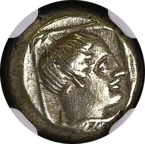 ISLAND OF LESBOS, MYTELENE, EL HECTE (Hekte), 377-326 BC, NGC