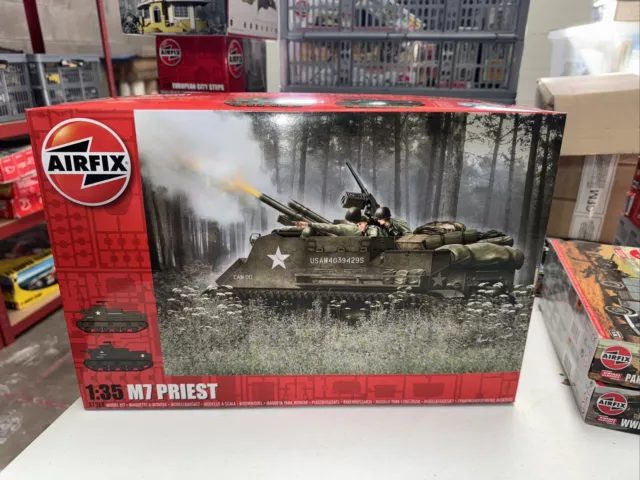 Airfix Escala 1:35 M7 Priest Tanque Modelo Plástico Kit A1368