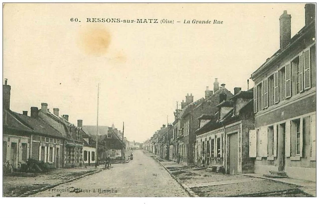 60.RESSONS SUR MATZ.n°18984.LA GRANDE RUE