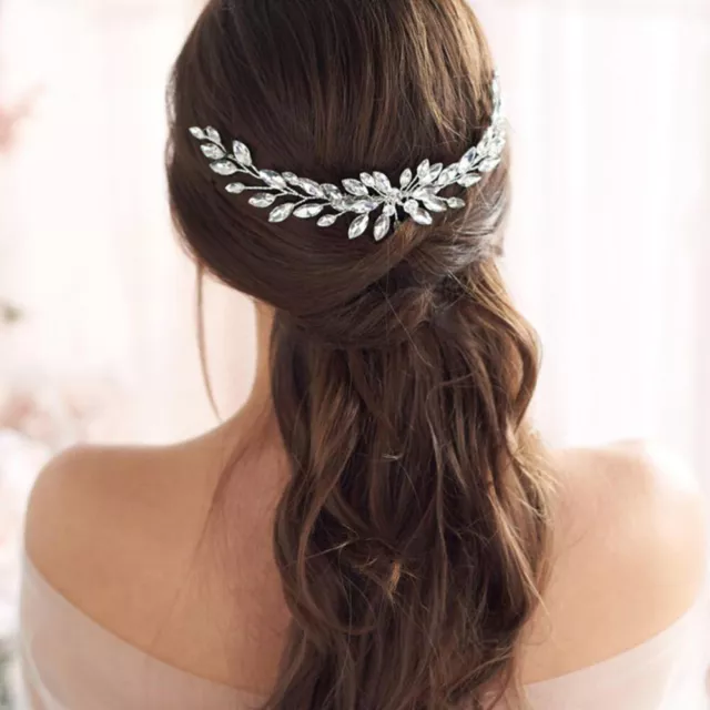 Bridal Hair Comb Bride Wedding Headpiece Crystal Hair Combs Decorative Headdress