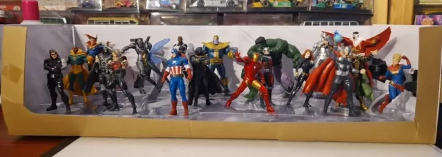 Disney Store Marvel Avengers Mega Set Figure - N/M In Original Box