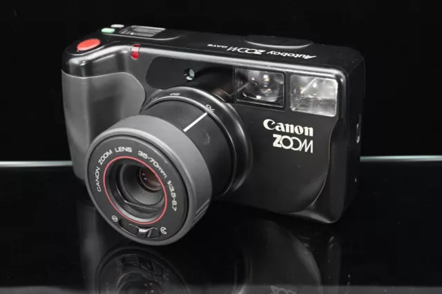 Canon Autoboy Zoom Date Black Point & Shoot Cámara de película de 35 mm...