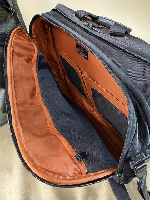 Used TUMI T-TECH Carry On Set 22” Suitcase 5722GRY & 5664D 18” Laptop Briefcase 6
