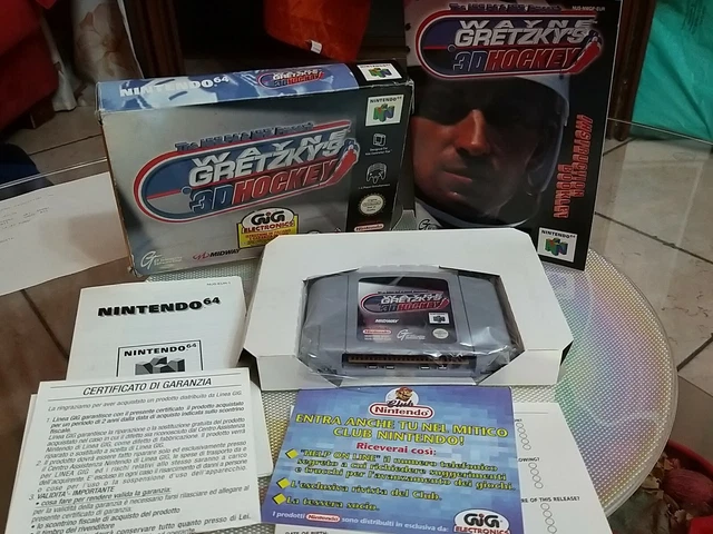 Wayne Gretzky's 3D Hockey Complet Boîte Notice Nintendo 64 Pal Euro N64 Gig 1994