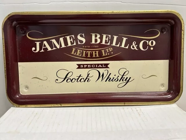 JAMES BELL Scotch Whisky serving tray