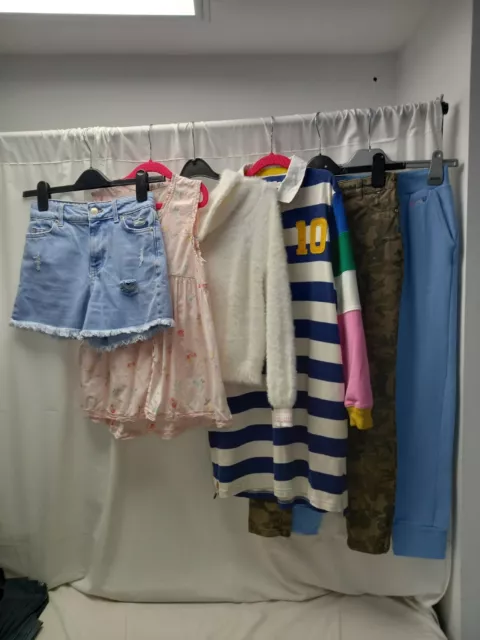 ❤️ 6 Piece Girls Mixed Clothes Bundle Boden New Look Age 9-10 Years Vgc
