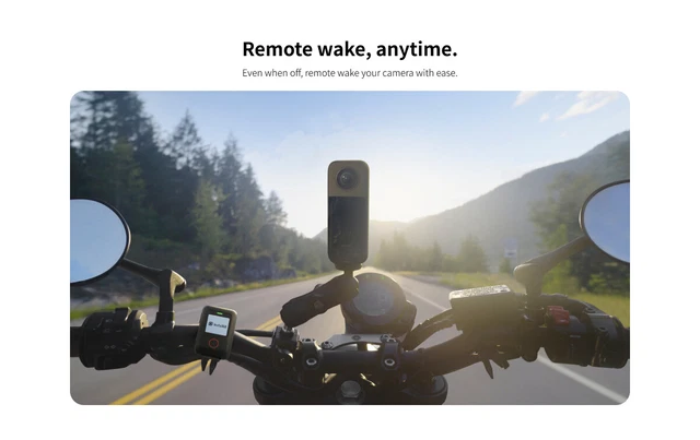 Telecomando azione GPS Bluetooth 5.0 impermeabile per fotocamera Insta360 X3/ONE RS/ONE R/ 9