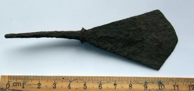 rare Mongol large arrowhead 12th-13th. Original. 2