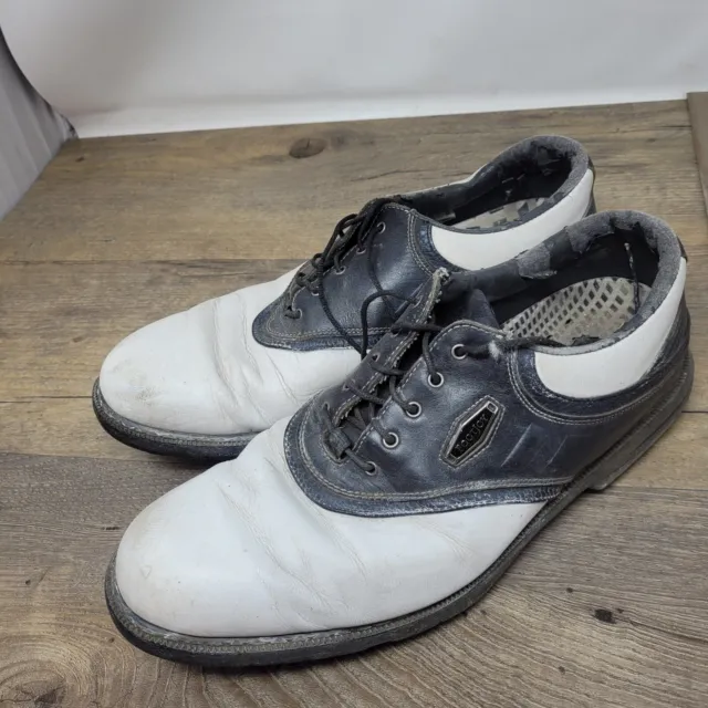 Vintage Footjoy Golf Shoes aqualites black/white UK10