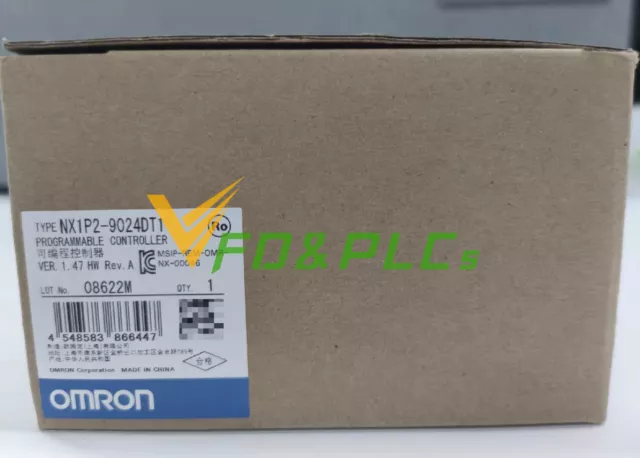 Original NX1P2-9024DT1 Omron Programmable Controller In Box