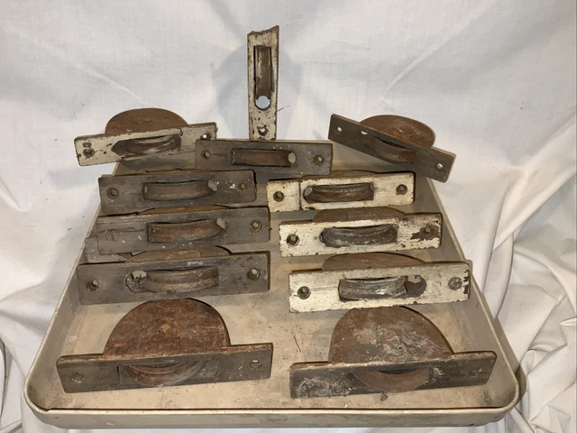 Antique Window Sash Pulleys Lot of 12