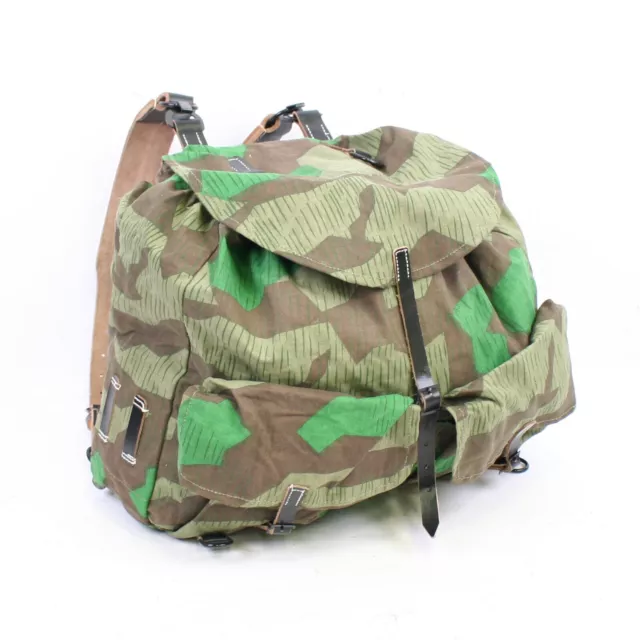 Replica M44 Splinter Rucksack made from Zeltbahn Fabric with Removable backpa...