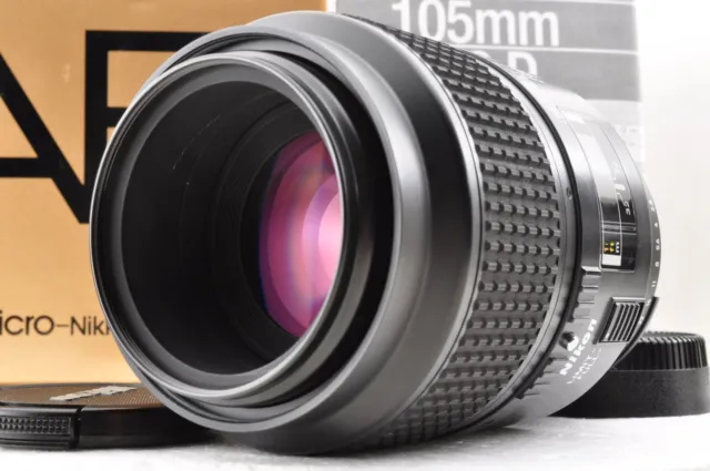 Nikon AF Micro NIKKOR 105mm f/2.8 D Macro Lens w/Box Near Mint +5 Fr Japan #2294