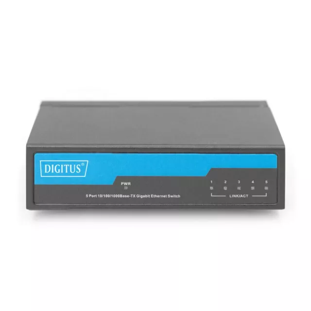 Digitus 5-Port Gigabit Desktop Netzwerk Switch 3