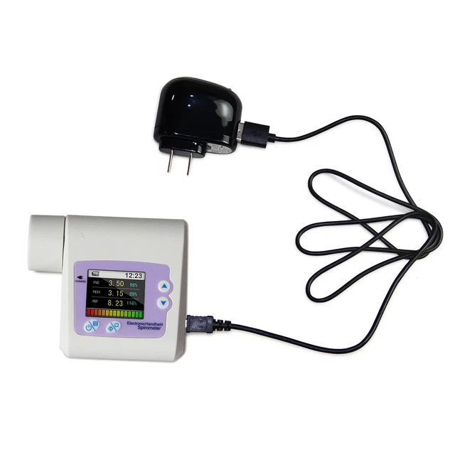 CONTEC Digital Spirometer Lung Breathing Diagnostic Spirometry,mouthpiece,SP10