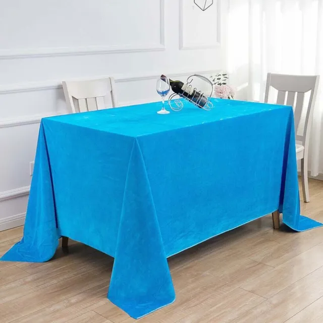 Table Cloth Velvet Rectangular Tablecloth Wedding Desk Decor Coffee Table Cover
