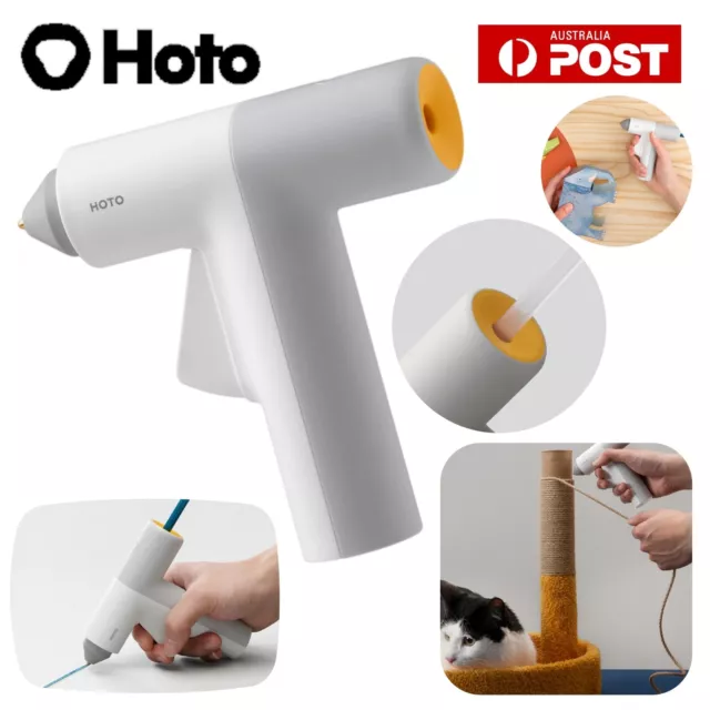 HOTO Electric Hot Melt Glue Gun Heating Craft DIY Hobby Repair Adhesive Sticks