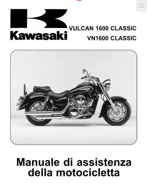 Kawasaki Vn 1600 Manuale Officina Italiano