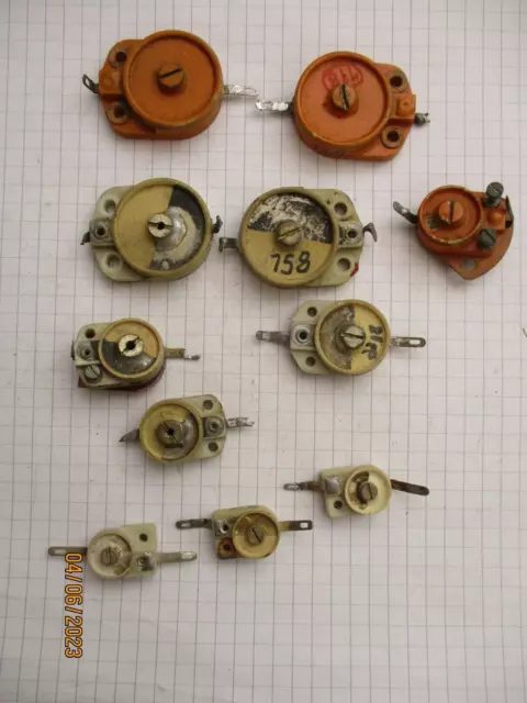 Konvolut verschiedene  Keramik-Scheiben-Trimmer   old stock
