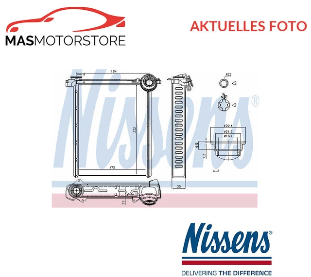 Wärmetauscher Innenraumheizung Nissens 71162 P Für Peugeot 308 Sw,308,308 Cc