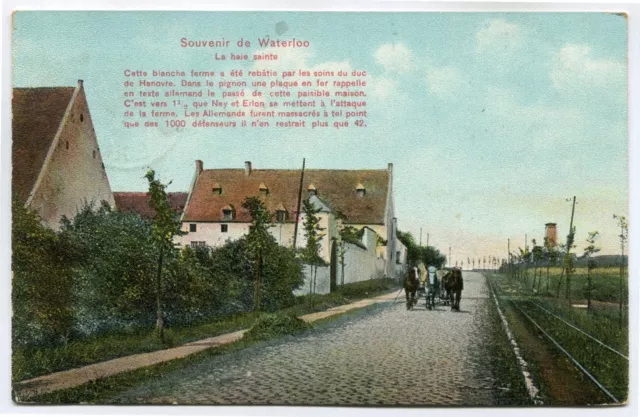 CPA - Carte Postale - Belgique - Waterloo - La Haie Sainte - 1913 ( SV5770)