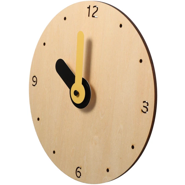 Decor Home Mute Wall Hanging Clock Wooden Wall Clock Household