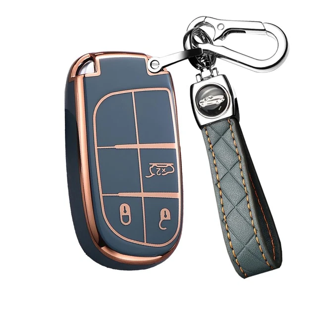 TOOMUME Coque Clé, Etui Cles Étui Clés Adapté Pour Jeep