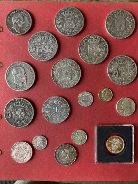 Magnifique Lot de pièces de monnaie en argent Sup Majorité Entre 900 % Et 925%