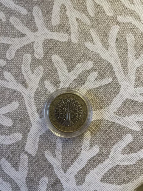 PRIMER EURO DE FRANCIA 1999 (moneda 1€) buen estado.